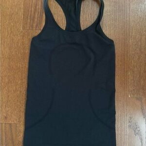 lululemon athletica Black Racerback Seamless Tank